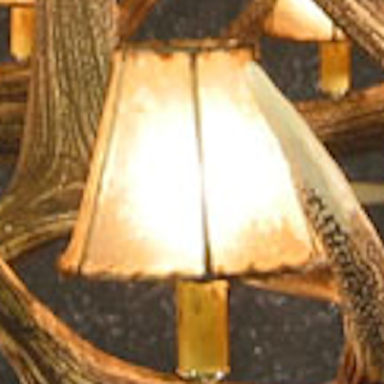 rustic chandelier lamp shades