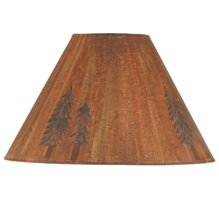 Pine tree deals lamp shade