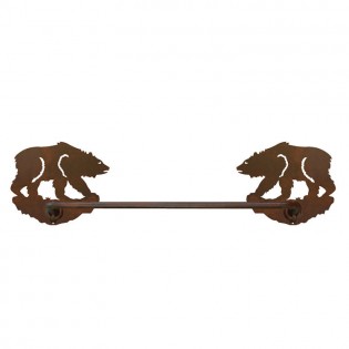 18" Grizzly Bear Towel Bar