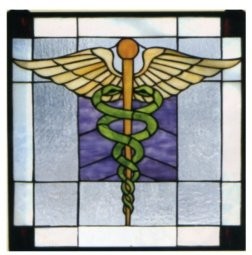 Physician Stained Glass Window