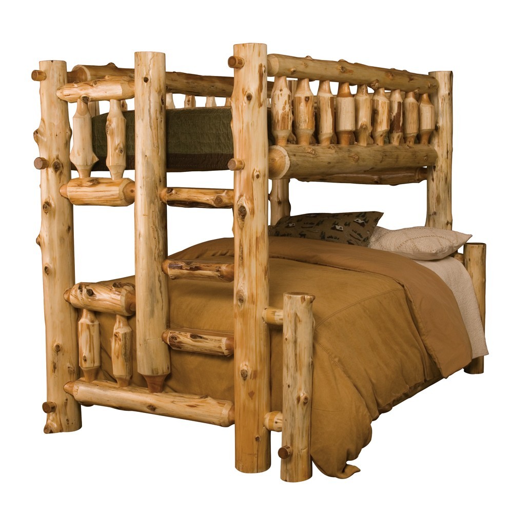 bunk bed with double at the bottom