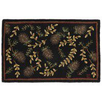 Willows and Cones Accent Rug