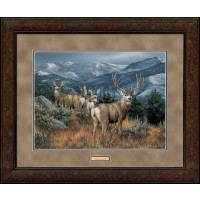 The Last Glance-Framed Mule Deer Print