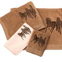 3 Horses Towel Set