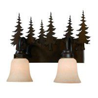 Yosemite Pine Tree Vanity Lights - 3 Sizes Available