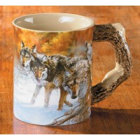 Body Language – Wolves Sculpted Coffee Mug