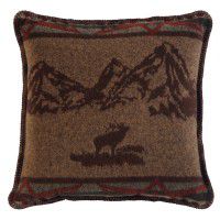 Rocky Mountain Elk Accent Pillow