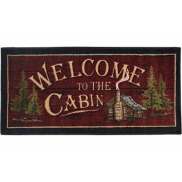 Welcome to the Cabin Rug 20 x 44