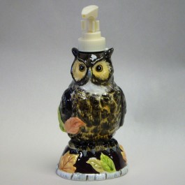 3-D Owl Lotion Pump-CLEARANCE