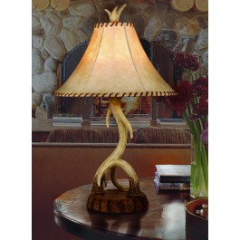 Lodge Antler Table Lamp