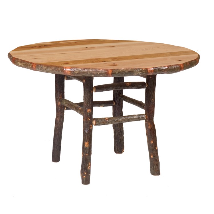 36 inch round rustic dining table