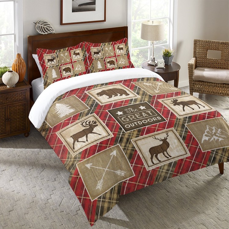 Country Lodge Duvet Cover King The Cabin Shop