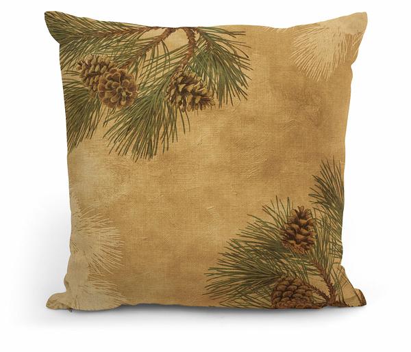 Pine top Cone Throw Pillows